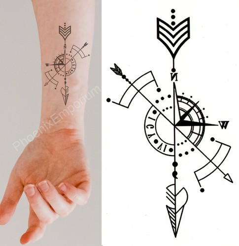 Temporary tattoo black - temporary,