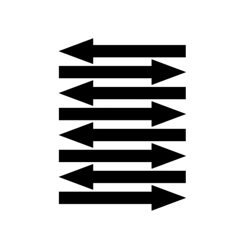 Vinyl long narrow arrow - long,