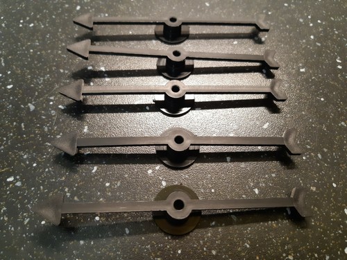 100mm plastic arrow spinner - plastic, &
