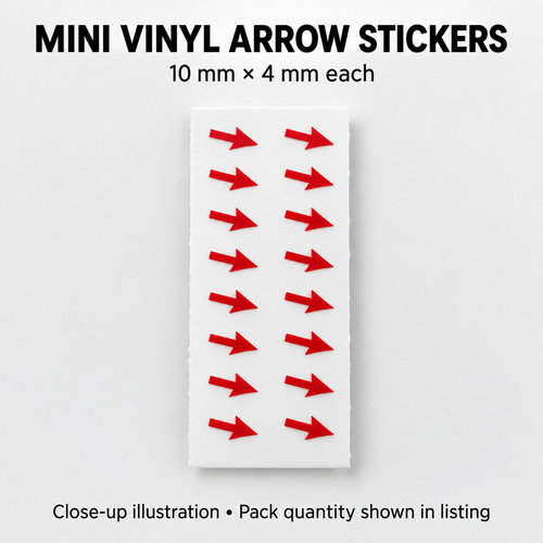 Mini arrow vinyl - mini, 10mm