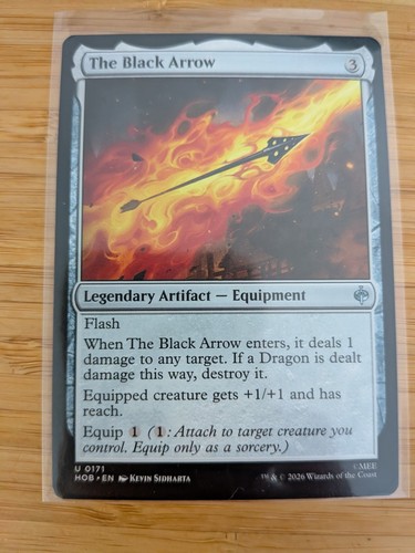 Mtg the black arrow - black,