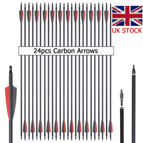 24pcs archery carbon - 30",